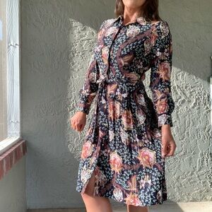 Floral Long Sleeve Dress